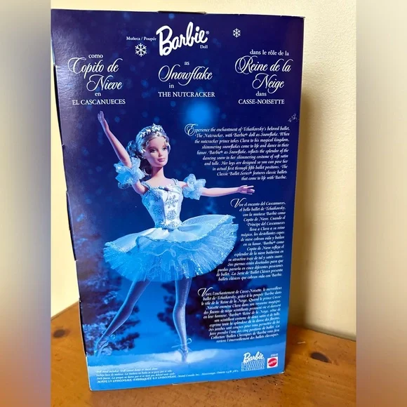 NRFB 1999 Barbie as Snowflake in Nutcracker Classic Ballet Series - Picture 4 of 6